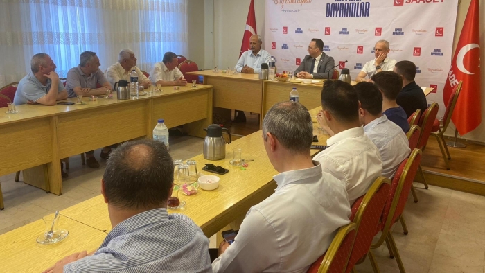 SP EDİRNE İL BAŞKANLIĞI BAYRAMLAŞMA PROGRAMINDA BİRLİK VE KARDEŞLİK VURGUSU